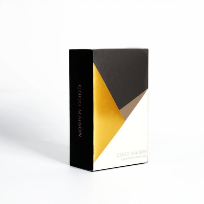 comprare Scatola di imballaggio di carta rivestita stampata a colori personalizzati con logo in oro in foglio in rilievo online manufacture
