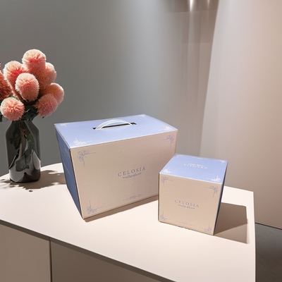 comprare Imballaggio in cartone personalizzato, abbigliamento, scatola ondulata con maniglia di plastica, multifunzionale per candele online manufacture
