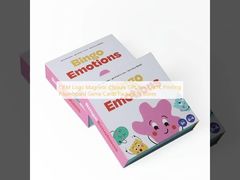 OEM Logo Magnetic Closure Gift Box CMYK Printing Paperboard Game Cards Packaging Boxes