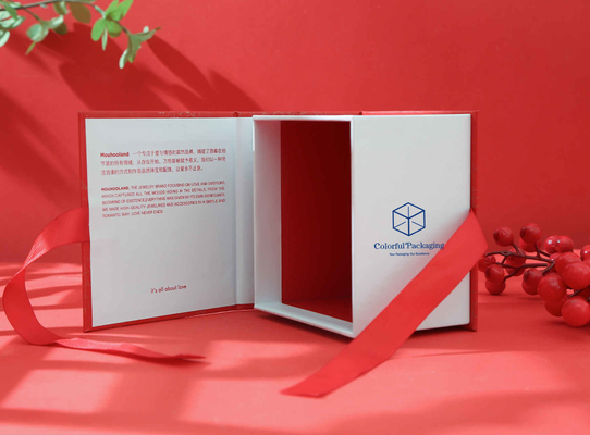OEM Logo Piccolo cassetto di cartone cartone gioielli di carta imballaggio regalo scorrevole