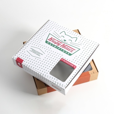Fabbricante di scatole di cartone per pizza Scatola di imballaggio alimentare sostenibile Scatola di consegna di pizza
