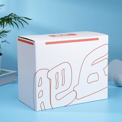 Scatola di cartone ripiegabile bianca con spugna eco-friendly custom bending e stampaggio