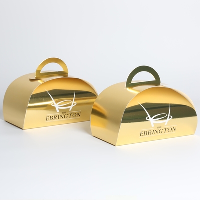 Scatola di imballaggio di torte di carta OEM, scatola di imballaggio di forno sostenibile