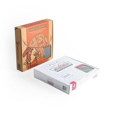 Scatola di pizza stampata su misura con display alimentare a finestra Preservazione della freschezza Non minimo