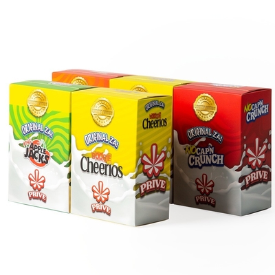 Pacco alimentare su misura quadrato Scatole di avorio Snickbox su misura Laminazione opaca lucida