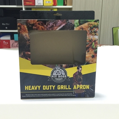 Spessore personalizzato Auto Lock Bottom Box Canvas Apron Packaging Con Logo Printing