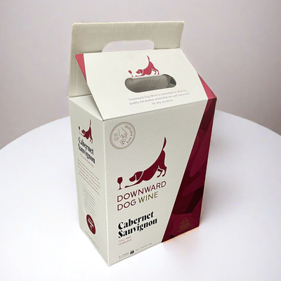 Cartellone bianco Tuck Mailer Box per l'imballaggio delle ciglia Logo stampato a caldo personalizzato