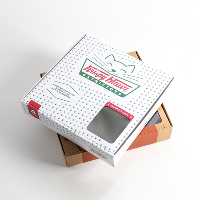Scatole di pizza ondulate Scatole di cartone in stile pizza per la spedizione rapida e sicura dei prodotti